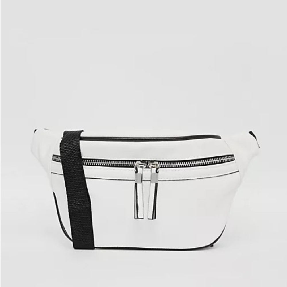 NEW LOOK White Casual Fanny Pack
